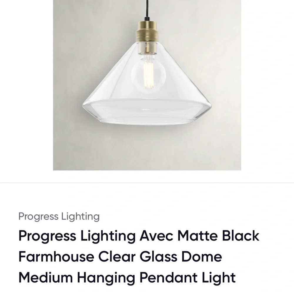 New In Box Avec Progress Light Fixture - Picture 3 of 4